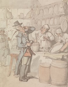Un uomo che compra tabacco da fiuto da Thomas Rowlandson